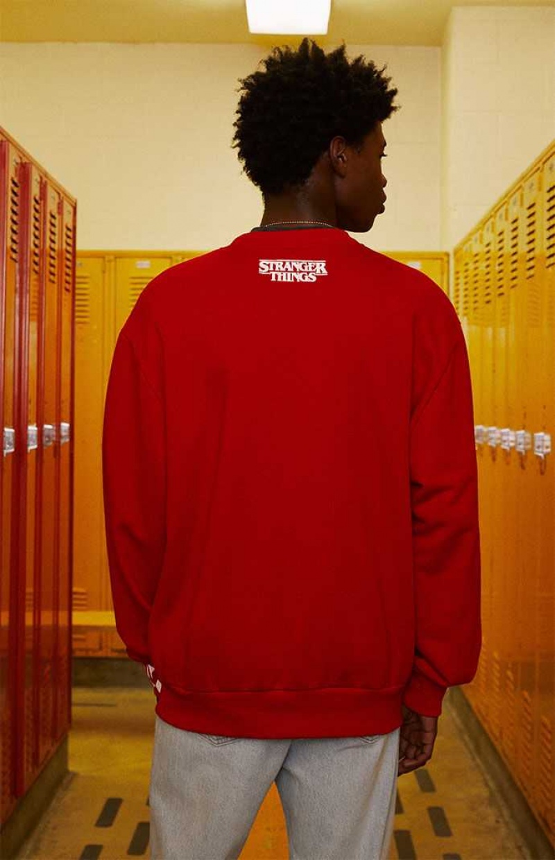 PacSun Stranger Things x Surfer Boy Crew Neck Sweatshirt | XJHZYUI-86