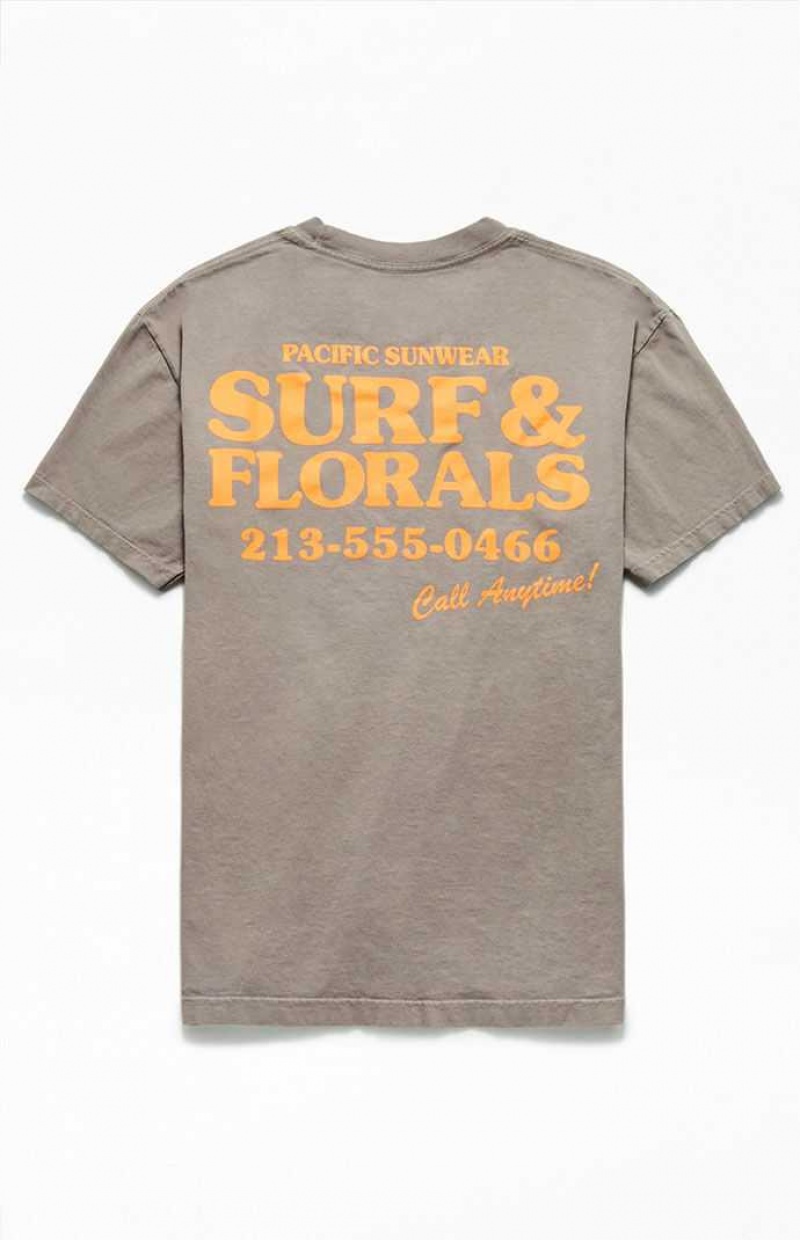 PacSun Surf & Florals T-Shirt | HFZUXIR-91