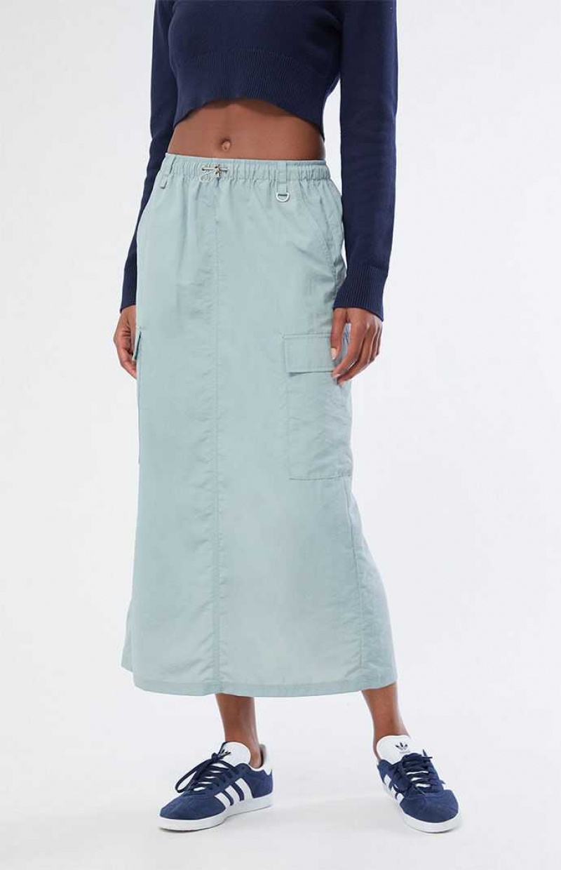 SAGE PacSun Bungee Cargo Midi Skirt | HYMNJPI-16