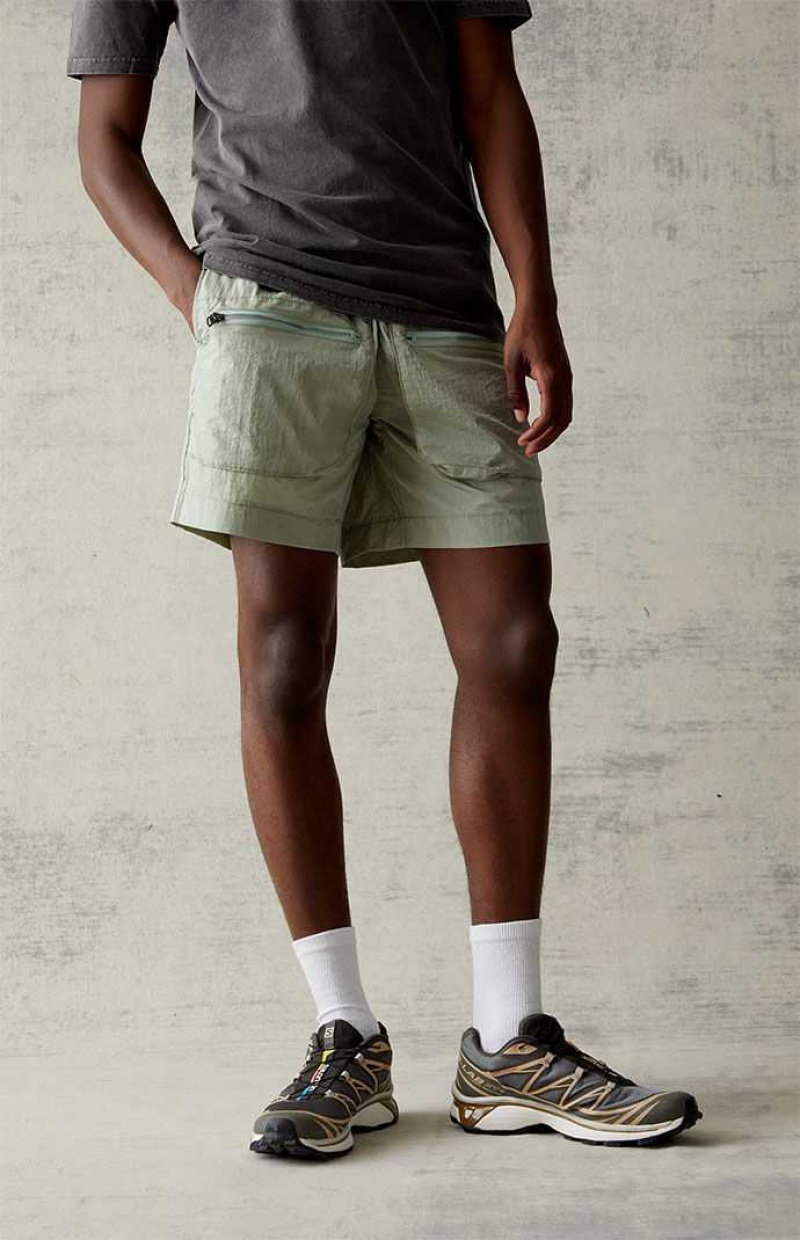 SAGE PacSun Nylon Sage Volley Shorts | XVABDIF-20