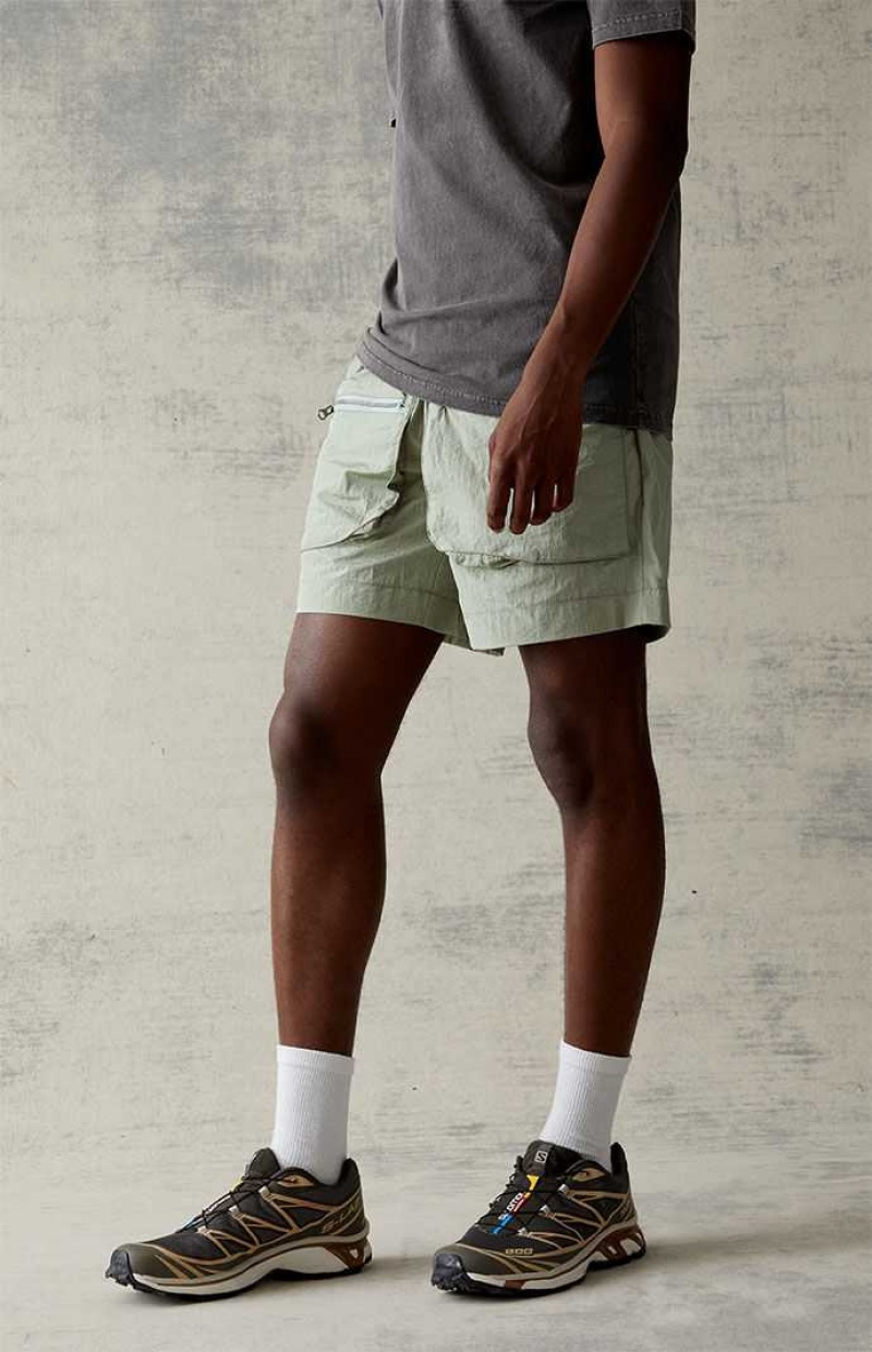 SAGE PacSun Nylon Sage Volley Shorts | XVABDIF-20