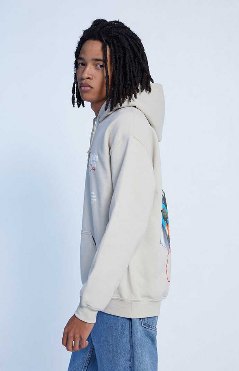 SAND PacSun Broken Hearts Club Hoodie | XQZMPAC-20