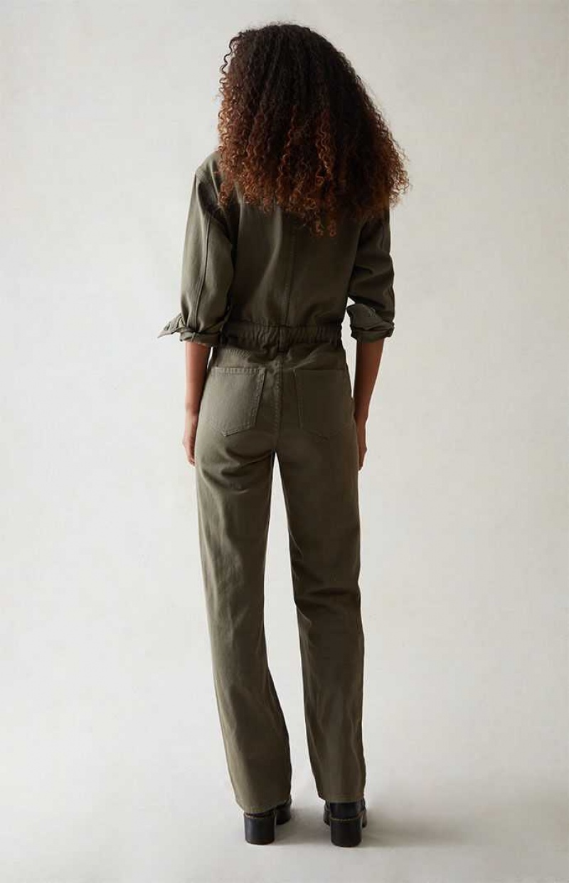 SEAWEED PacSun Seaweed Long Sleeve Jumpsuit | QEGUJKF-75