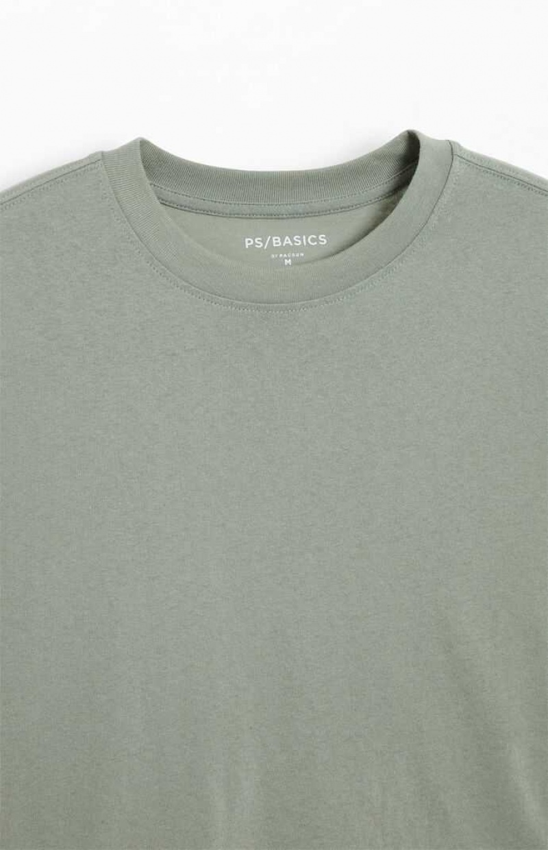 SHADOW PacSun PS Basics Shadow Basic Oversized T-Shirt | SWKEMLZ-65