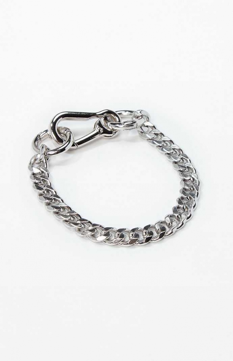 SILVER PacSun Large Link Bracelet | IWZDCOJ-02