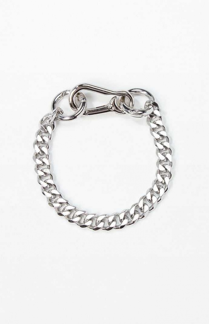 SILVER PacSun Large Link Bracelet | IWZDCOJ-02