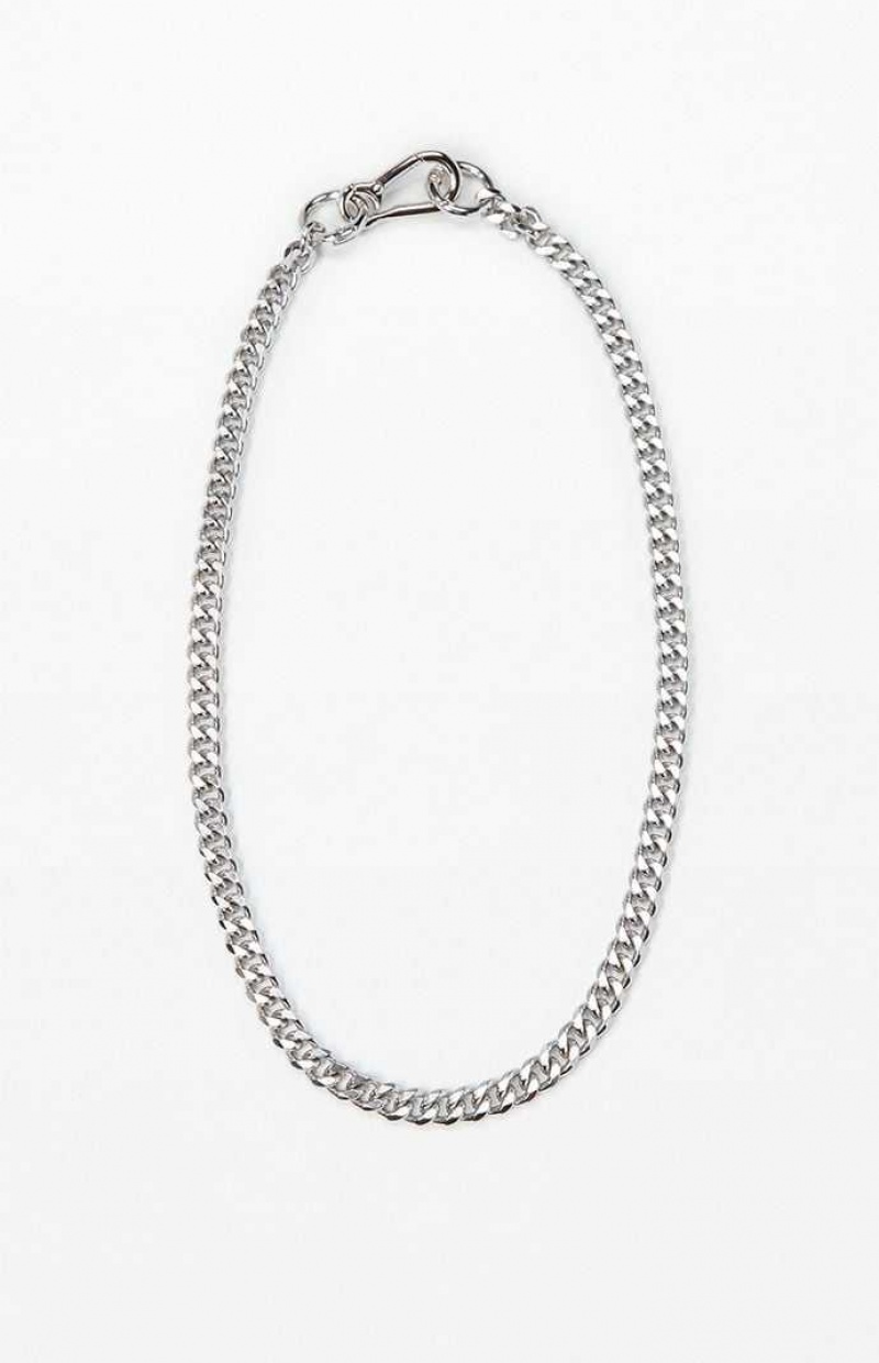 SILVER PacSun Large Link Necklace | BLHXJAF-74