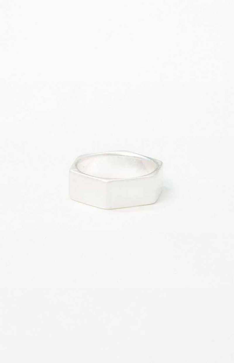 SILVER PacSun Screw Ring | IAWBSUO-75