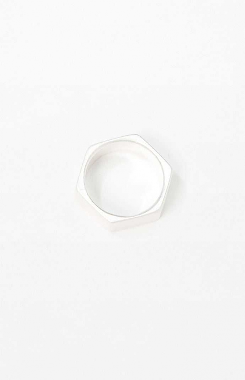 SILVER PacSun Screw Ring | IAWBSUO-75