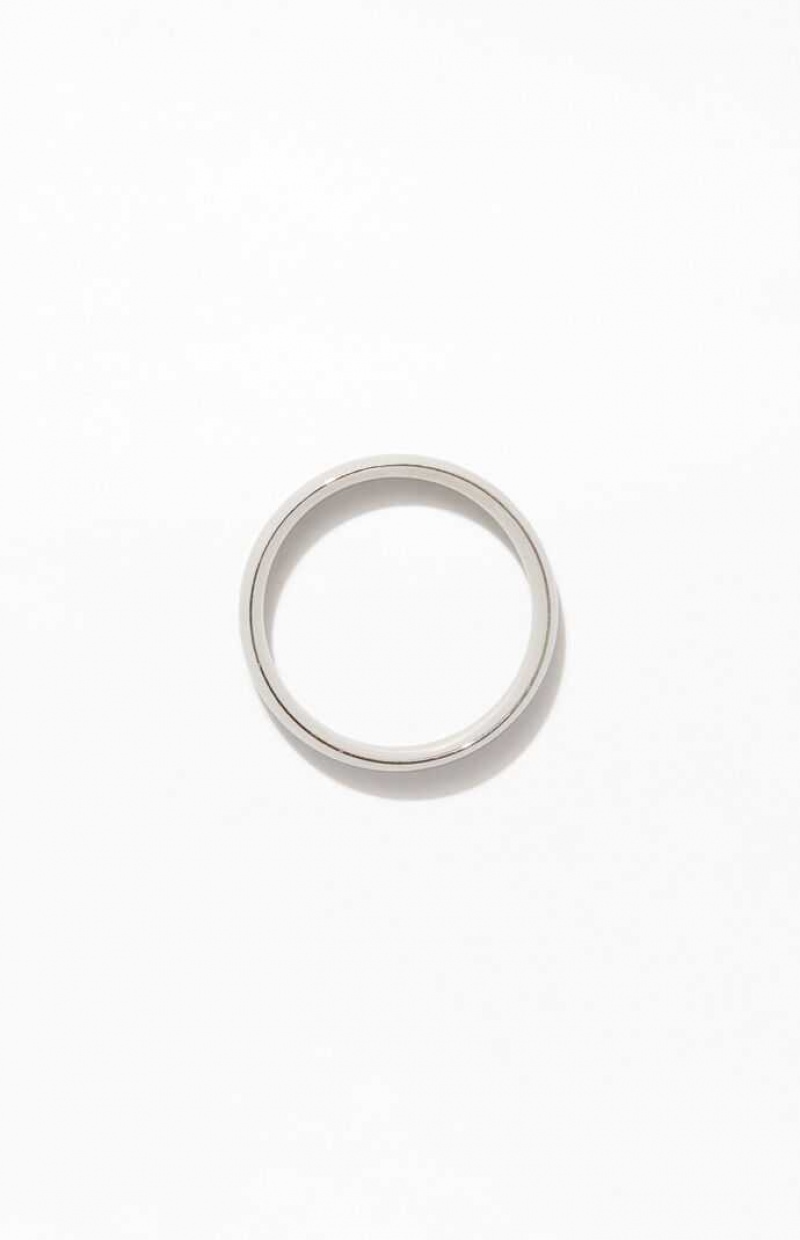 SILVER PacSun Stainless Steel Ring | JBASRMX-03