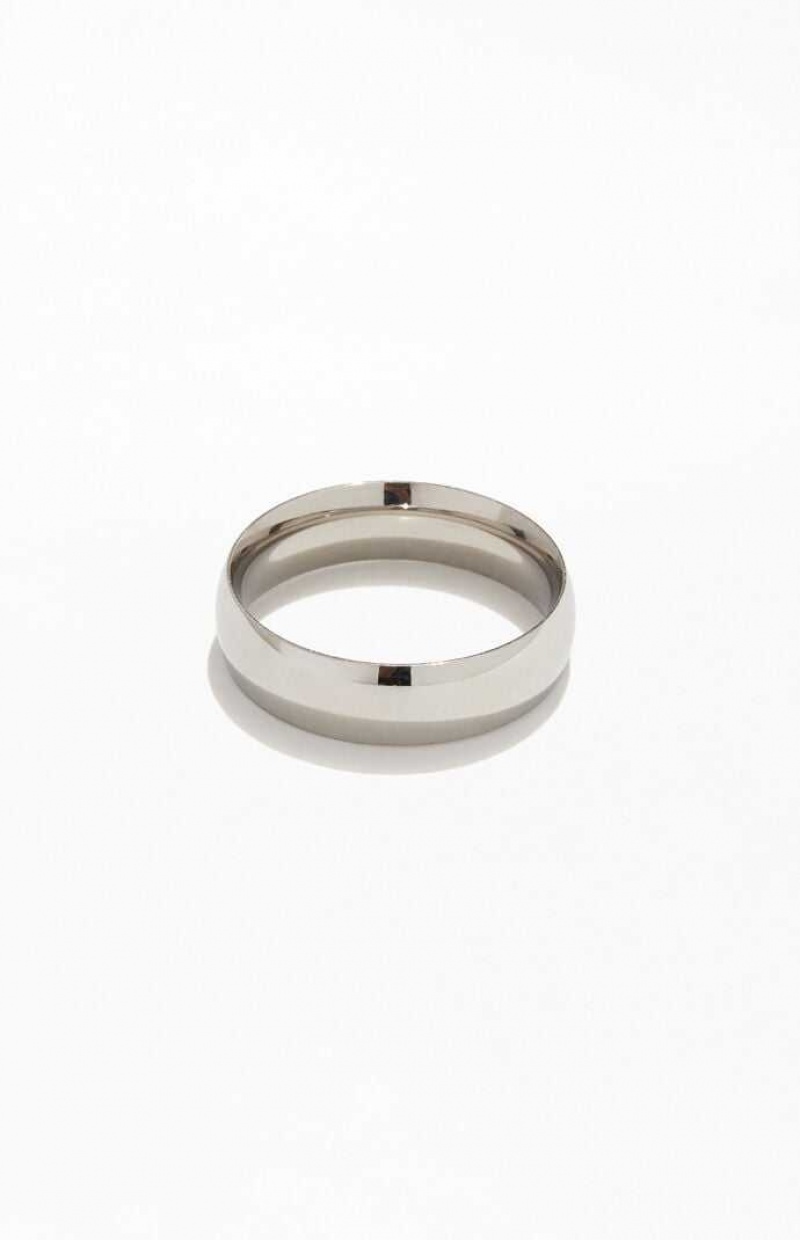 SILVER PacSun Stainless Steel Ring | JBASRMX-03