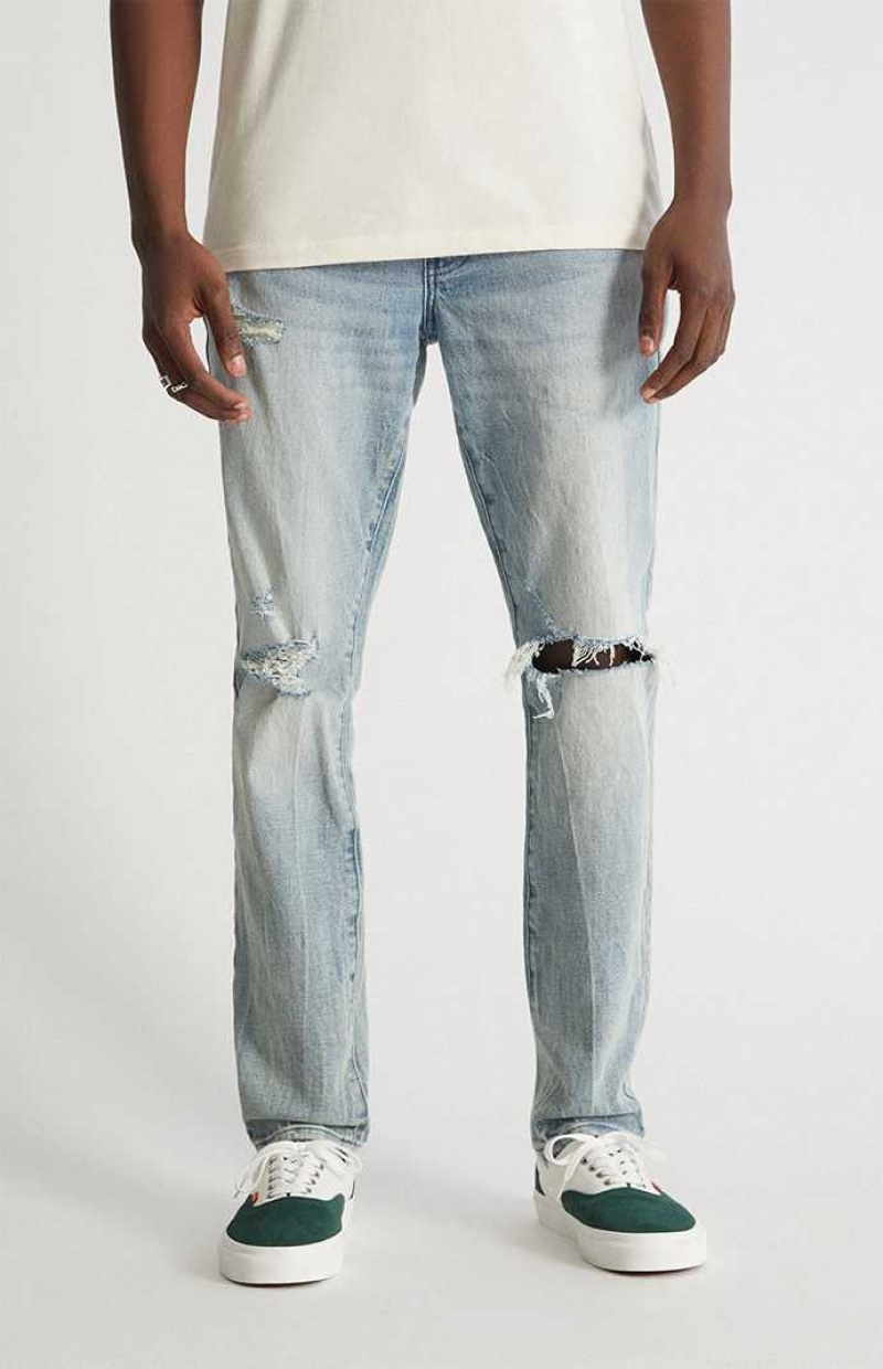 SUPER DESTRUCTED PacSun Skinny Comfort Distressed Jeans | DAKROMV-37