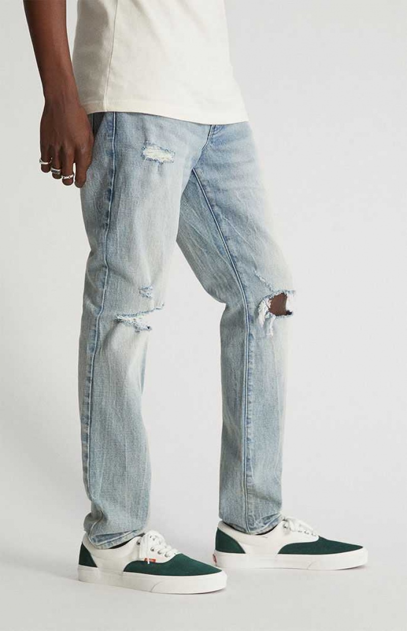 SUPER DESTRUCTED PacSun Skinny Comfort Distressed Jeans | DAKROMV-37