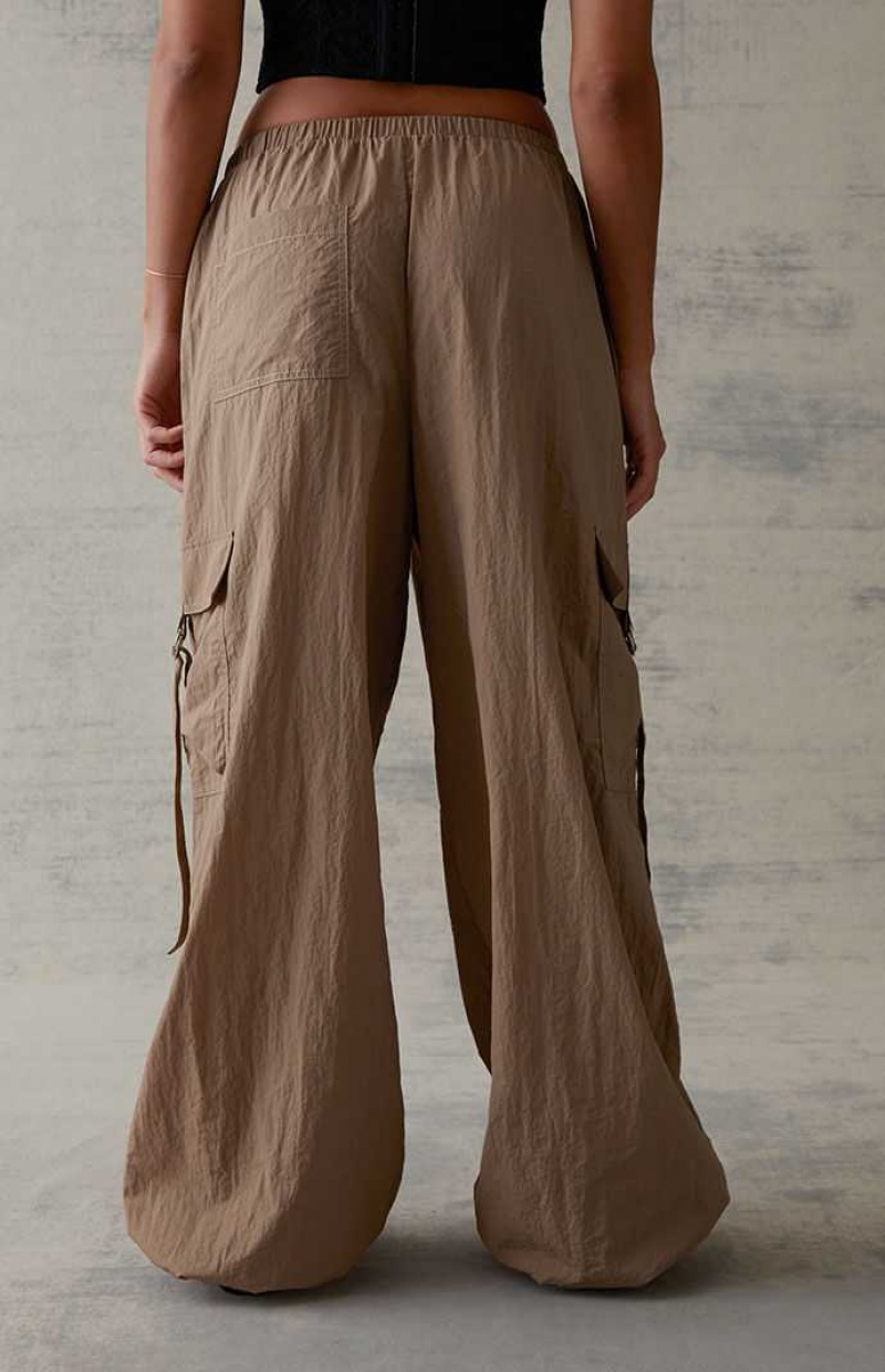 TAN PacSun D-Ring Pull-On Pants | JREGQTX-65