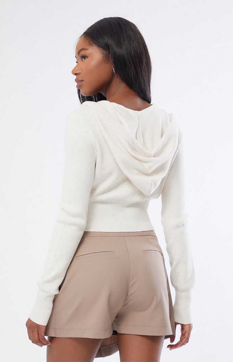 TAN PacSun Kendall & Kylie Asymmetrical Pleated Mini Skort | YIEVZNU-53