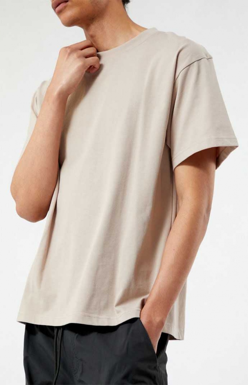 TAN PacSun Tan Premium T-Shirt | ULIAYOX-43