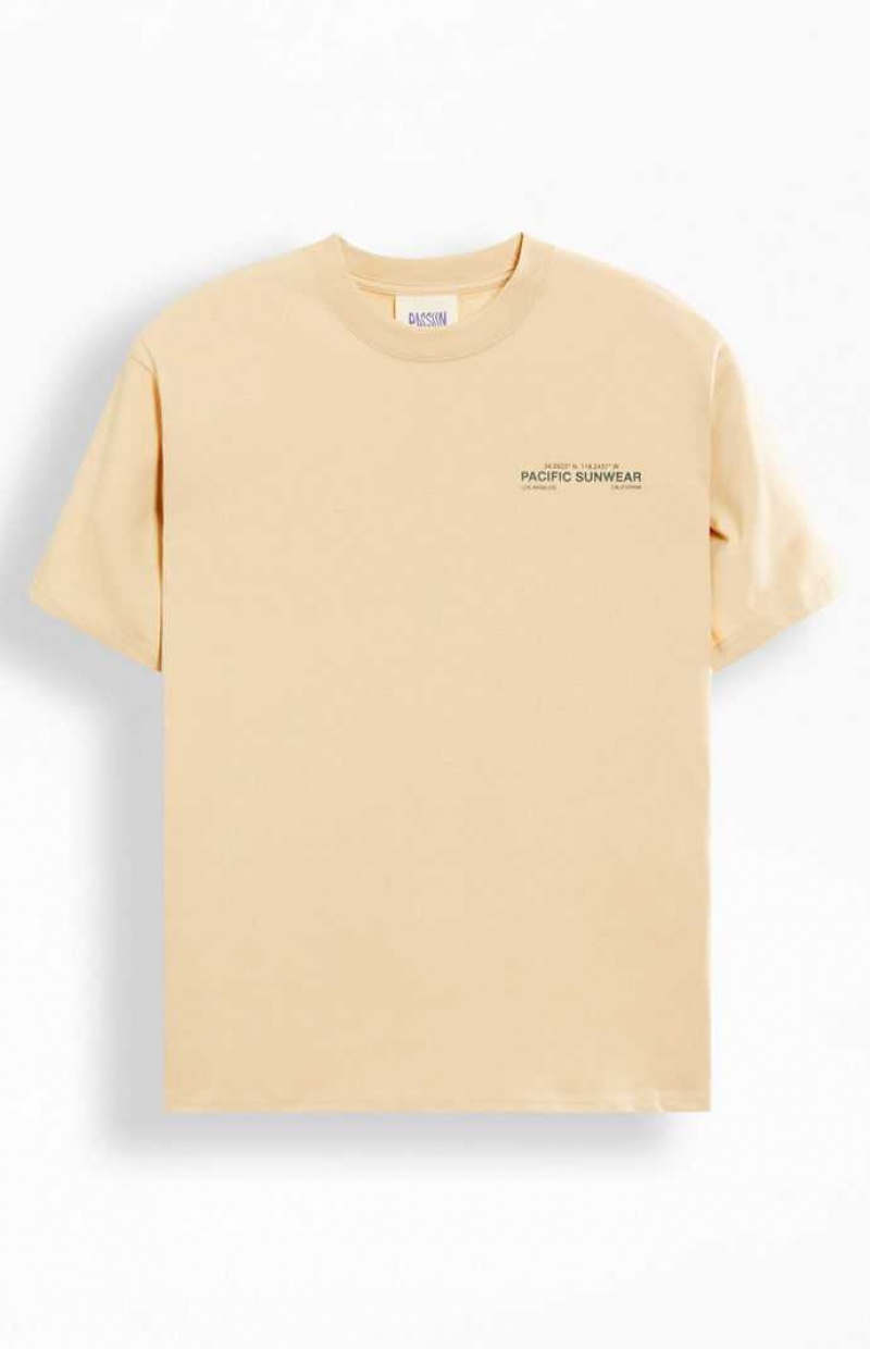 TAN PacSun Tech Terrain T-Shirt | BKDAMTF-41