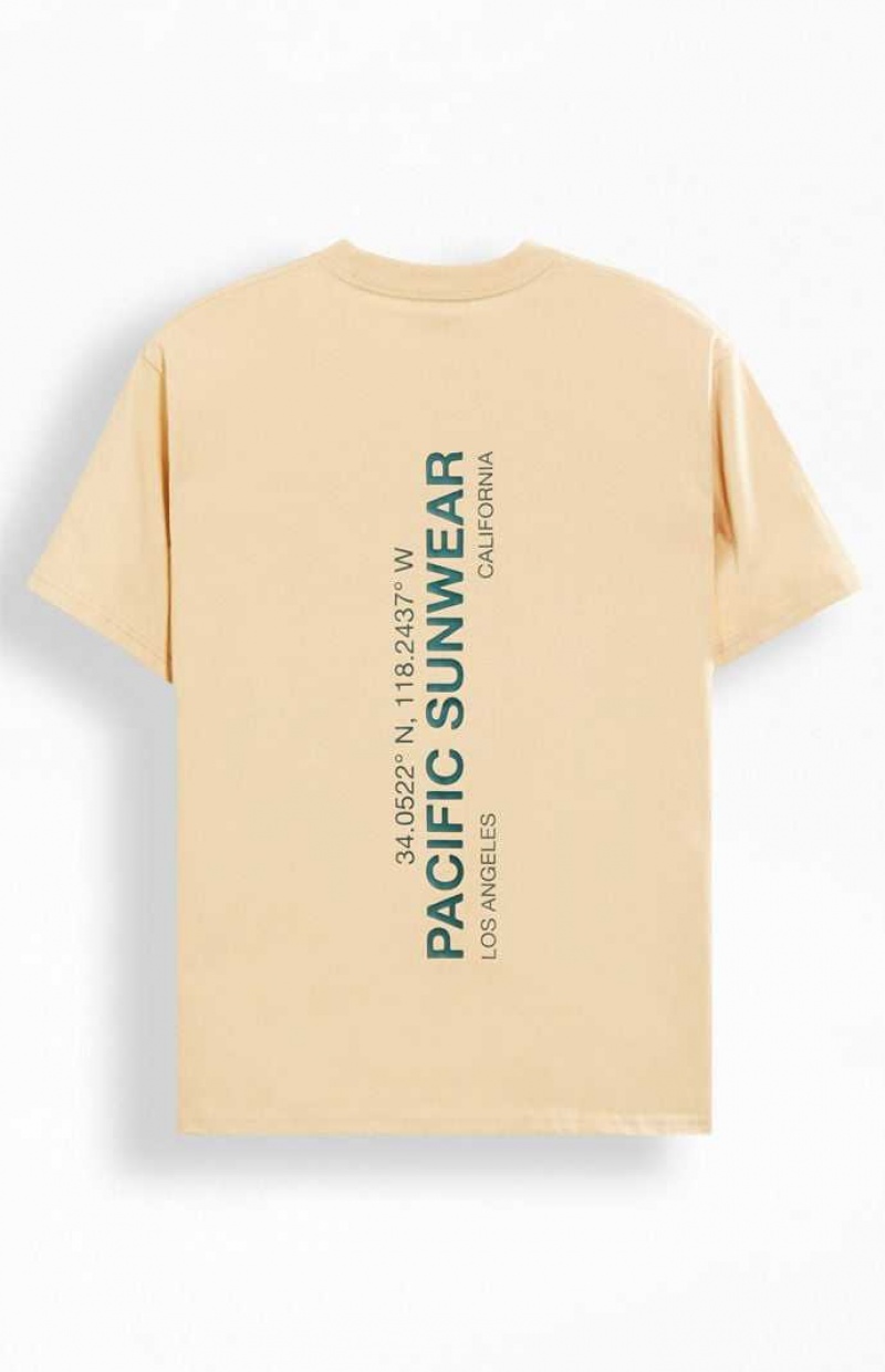 TAN PacSun Tech Terrain T-Shirt | BKDAMTF-41