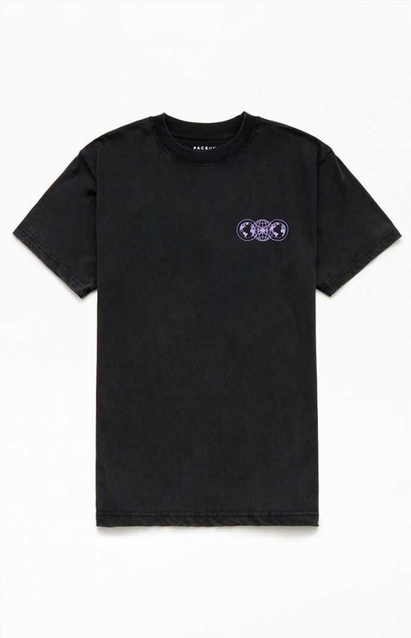 WASHED BLACK PacSun Change Is Coming Oversized T-Shirt | DACRTSI-15