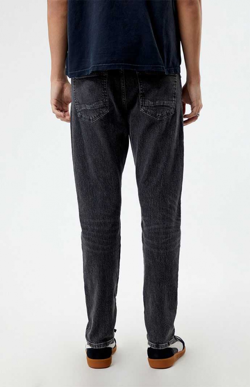 WASHED BLACK PacSun Comfort Stretch Washed Black Slim Jeans | FRZMGWC-89