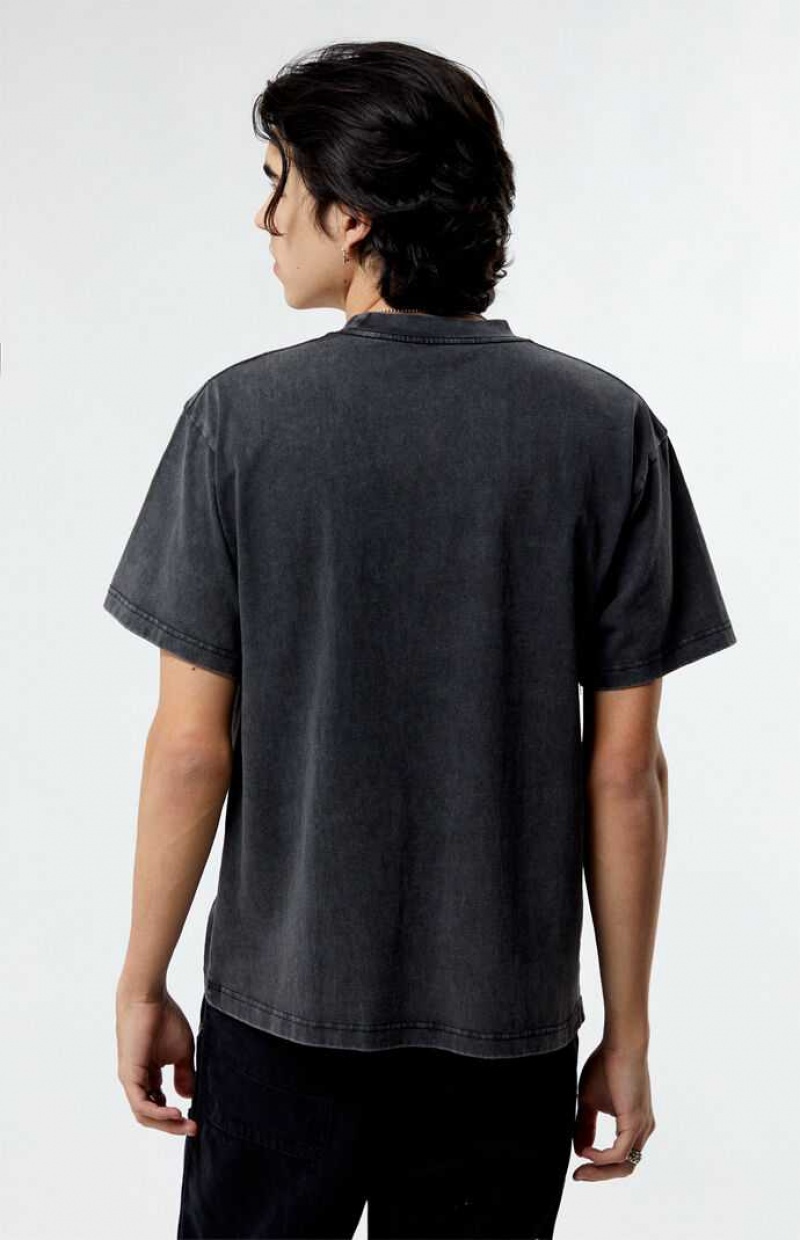 WASHED BLACK PacSun Retired Cowboy Vintage T-Shirt | ZNLXSID-59