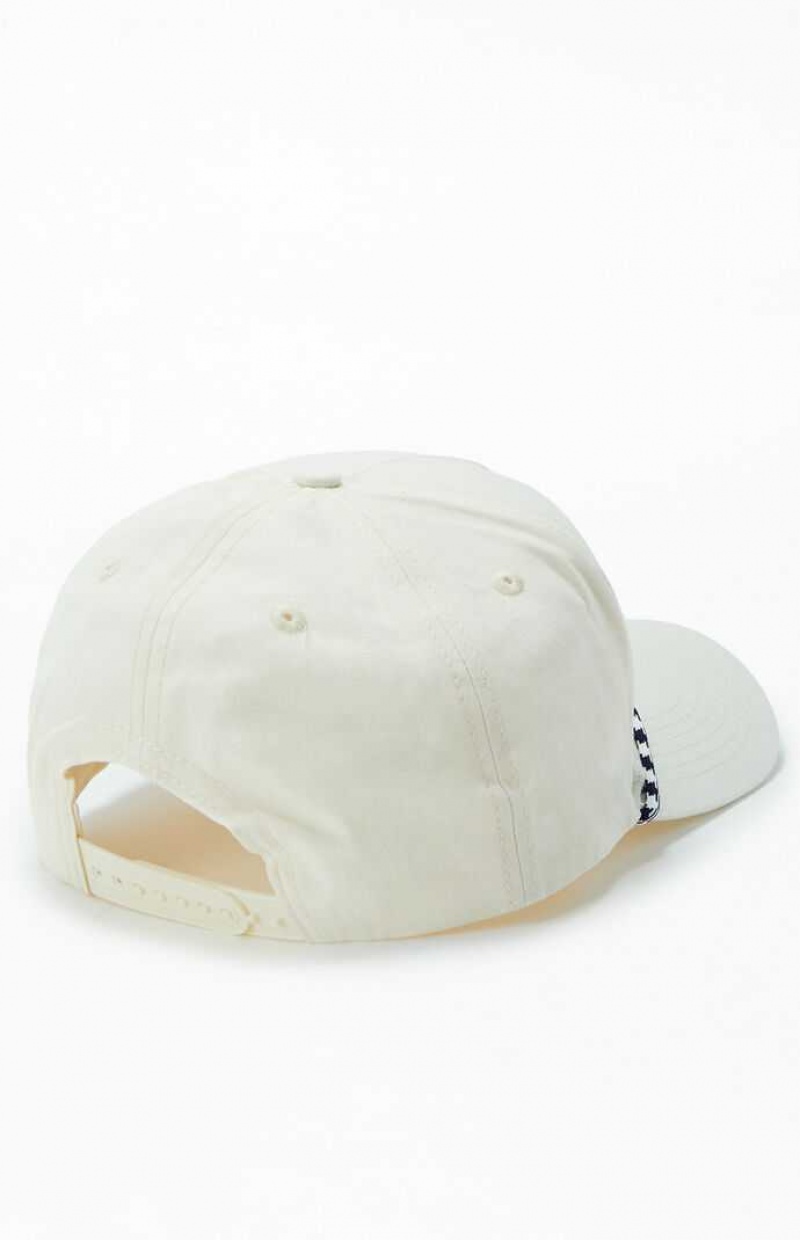 WHITE PacSun Los Angeles Collegiate Snapback Hat | DMBTKHS-68