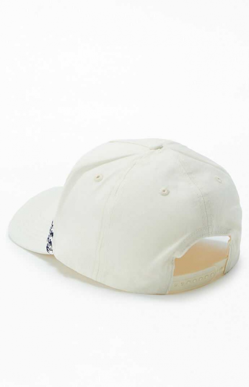 WHITE PacSun Los Angeles Collegiate Snapback Hat | DMBTKHS-68