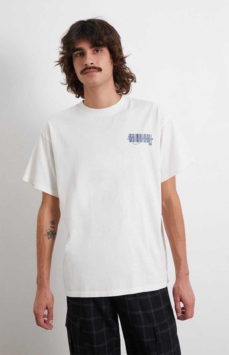 WHITE PacSun Visualize Oversized T-Shirt | SVKTEQB-79