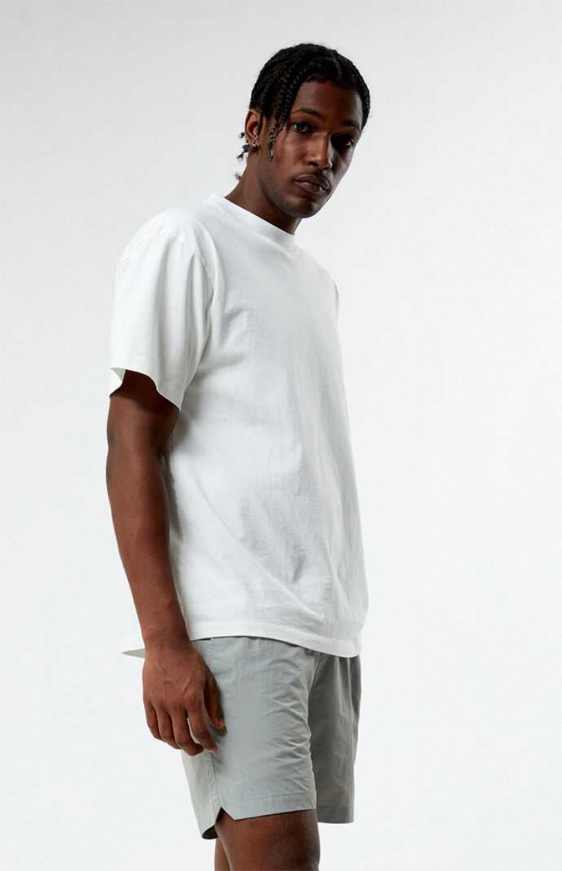 WHITE PacSun White Premium T-Shirt | NBGAQJU-15