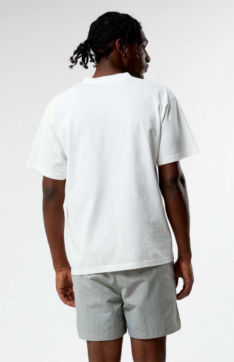 WHITE PacSun White Premium T-Shirt | NBGAQJU-15